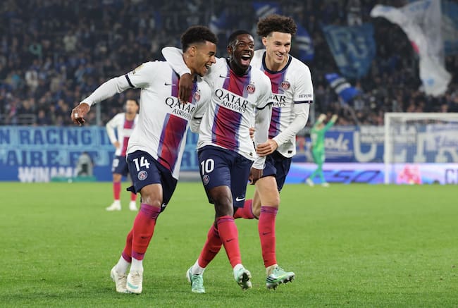 PSG venció 3-1 al Estrasburgo