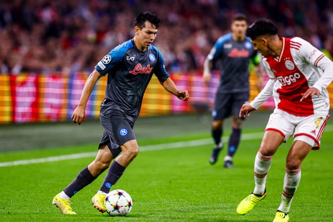 Hirving Lozano y Edson Álvarez