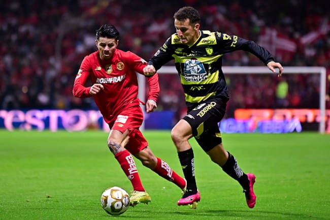 Oussama Idrissi y Pável Pérez