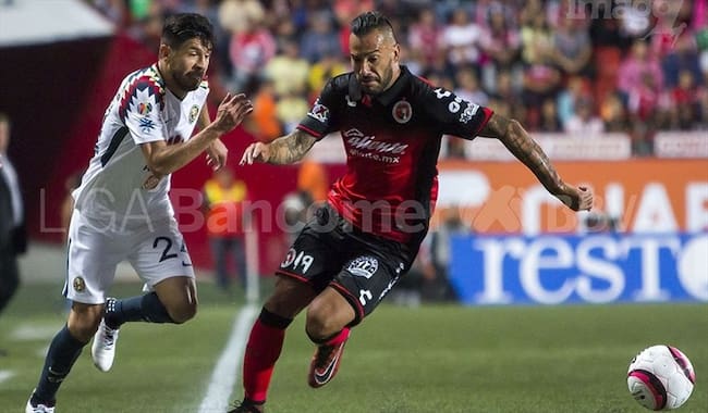 Tijuana vs América Jornada 9 Apertura 2017. Foto: Twitter