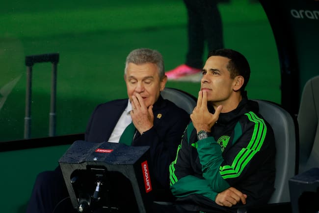 Javier Aguirre y Rafa Márquez