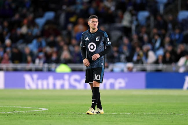James Rodríguez con el Minnesota United FC