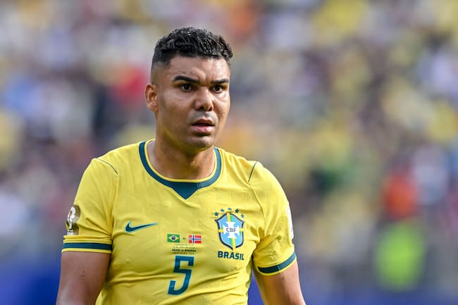 Casemiro con la Selección de Brasil