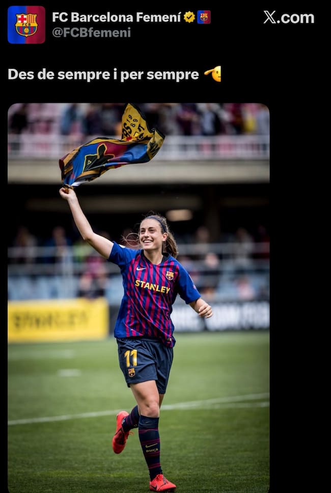 La carrera de Alexia Putellas con el Barça quedará como una de las más exitosas en la historia del futbol femenil.