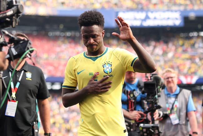 Vinicius Jr. después de la eliminación de Brasil en el Mundial 2026