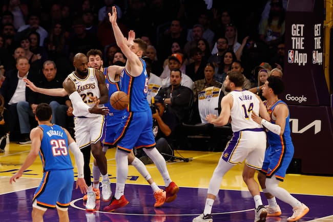 Semifinal de Conferencia entre los Lakers y el Thunder