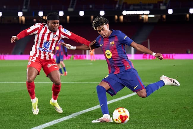 Lamine Yamal y Ademola Lookman