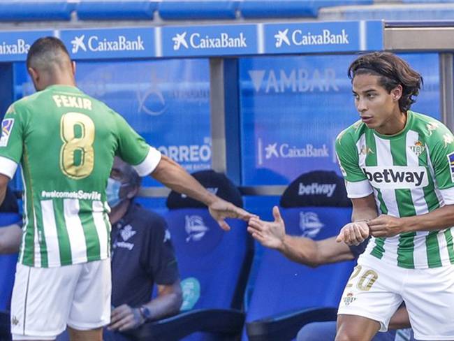 Diego Lainez Betis. Foto: Getty Images