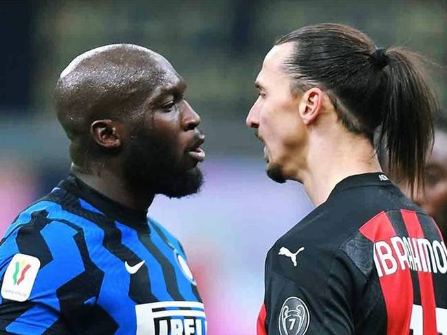 Zlatan Ibrahimovic vs Romelu Lukaku.. Foto: Getty Images