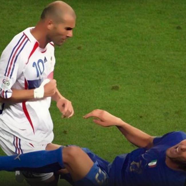 Zidane y Materazzi. Foto: W Deportes